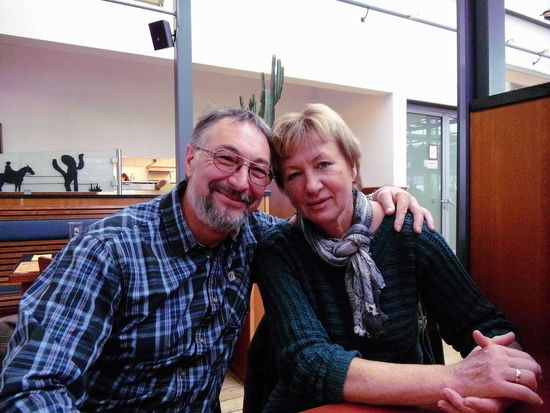 Papa und Rosi haben mich zum Flughafen gebracht