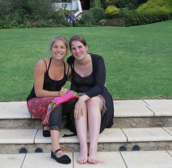 Auf einem Weingut in Margaret River - es gibt tausende, wir sind einfach mal drauflos gefahren und haben ausprobiert...