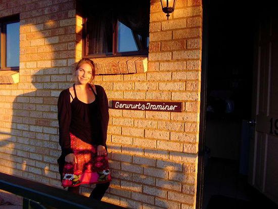 Margaret River Motel 
und unser Zimmer hieß Gewürtztraminer  (heißt es nicht Gewürztraminer???)