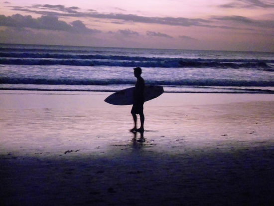 Sonnenuntergang am Legian beach