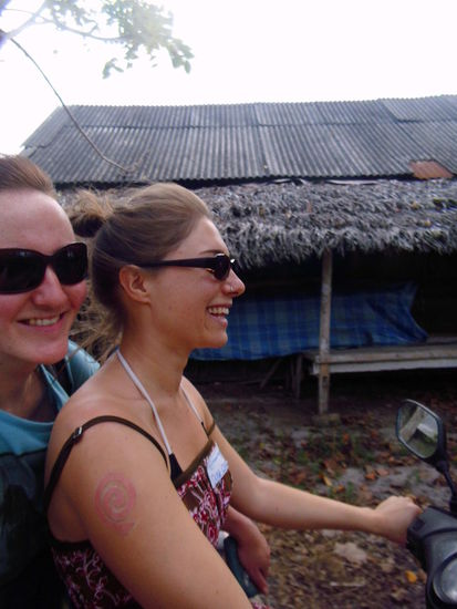 Unterwegs mitm Roller