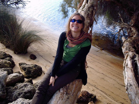mit Dani in Applecross am Swan River in Perth