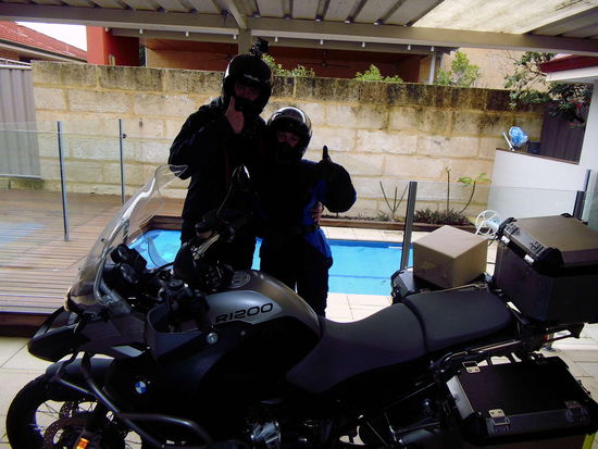 Kurz vor der Abfahrt zu und Pinnacles