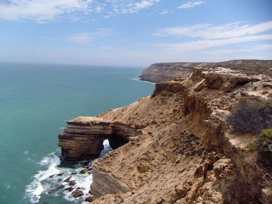 Küstenabschnitt kurz vor Kalbarri