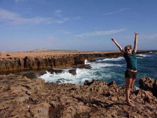 bei den Blowholes auf dem Weg zur Gnaraloo Bay