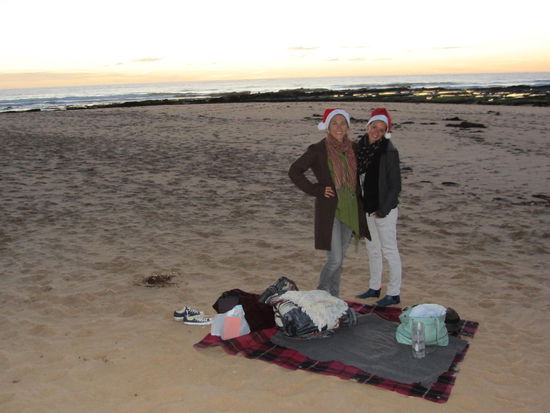 Weihnachten am Strand