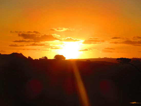 Schön gell - ist das nicht ein wunderschöner Sonnenuntergang?