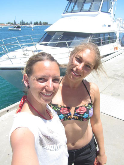 eins der letzten gemeinsamen Bilder in Perth
heul und glücklich gleichzeitig