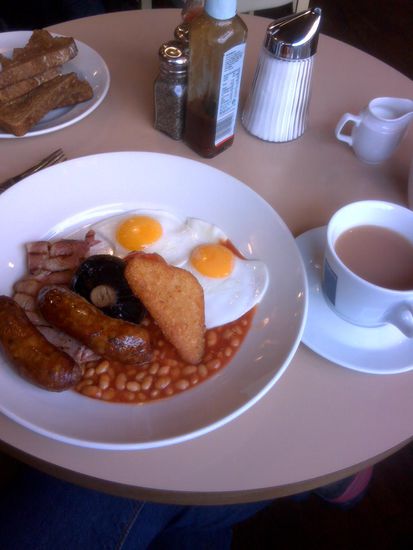 Yummi lecker Frühstück
