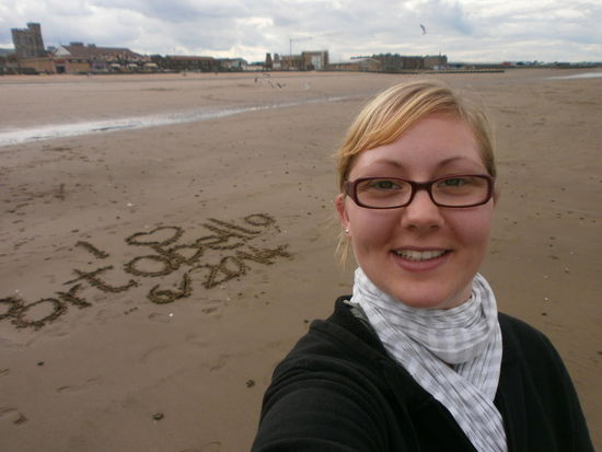Oh ja ich liebe Portobello Beach/ Edinburgh/ Schottland/ Groß Britannien