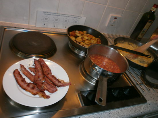 Britisches Frühstück... mit deutschen Bratkartoffeln