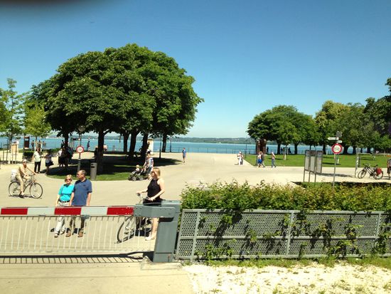 Auf der Rückfahrt am Bodensee..... schaut Euch mal das Wetter an!!!