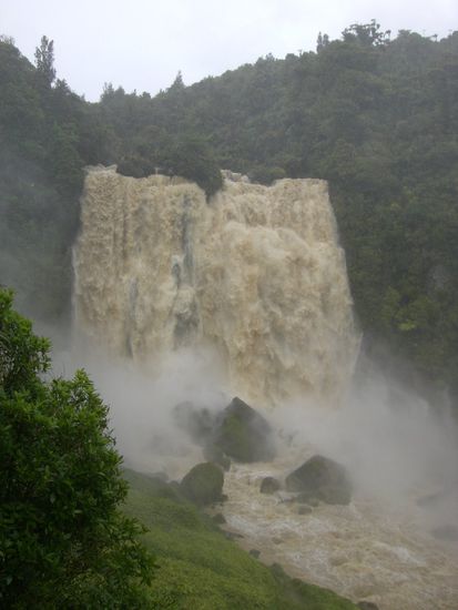 Krasser Wasserfall nach ewig langem Regen!