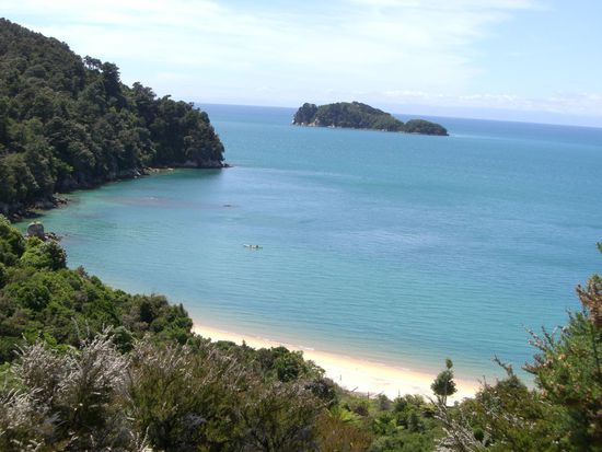 Abel Tasman Track, Tag 1