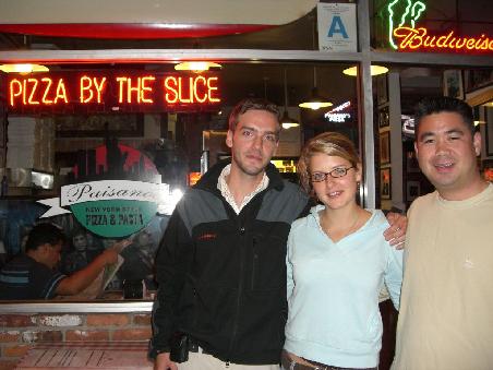 Abends in Redondo, Ingo, Lena und Mikey.