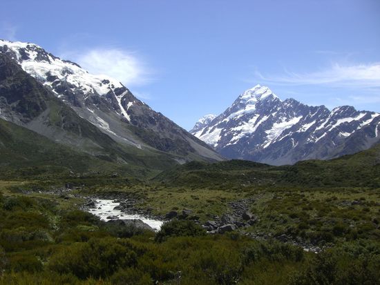 Hooker Valley beim Mount Cook Village