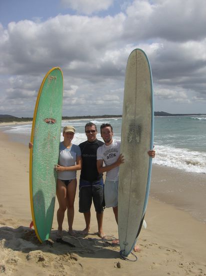 Kevin unser "Surflehrer"