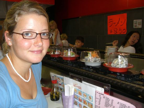 Sushirestaurant mit Sushitrain, der Knaller!