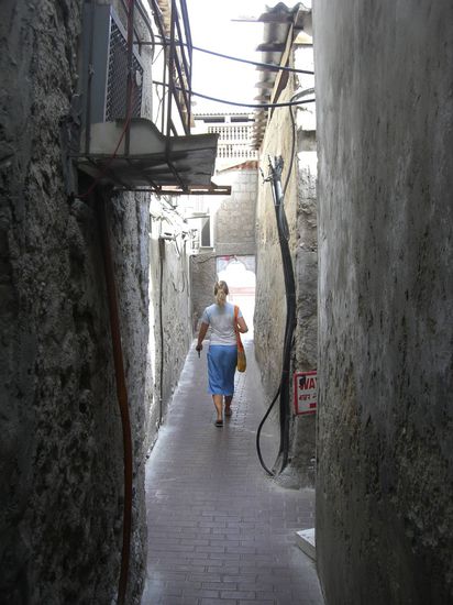 Enge Gassen am Fluss