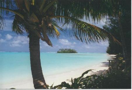 Muri Beach, bei der Insel schnorcheln wir meistens