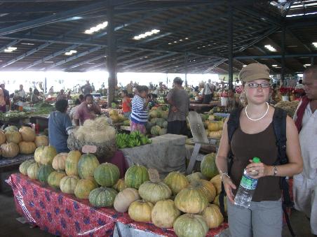 Auf dem Markt in Apia.