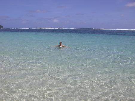 Lena und die Lagune.