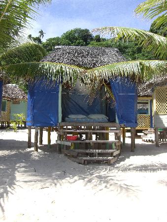 Unsere Beach Fale.
