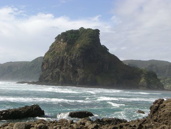 Lion Rock in Piha, westlich von Auckland