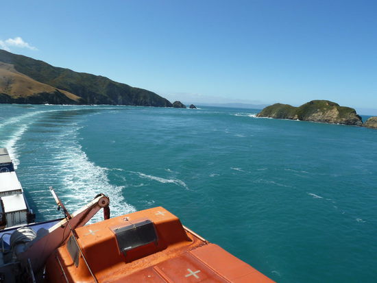Die Einfahrt in den Marlborough Sound