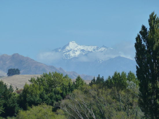 Der erste richtig Schnee für mich im Jahr 2014 - auch wenn er noch ganz weit weg ist