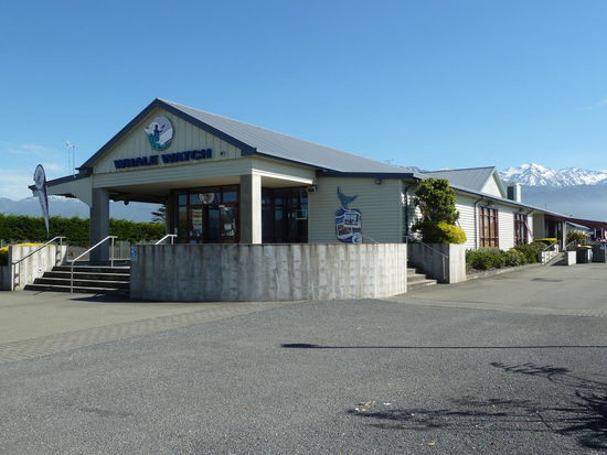 Das Ticketbüro der Whale Watch Firma und gleichzeiig Ausgangspunkt für die Toursen