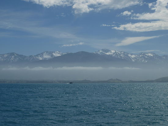Blick zurück an die Küste