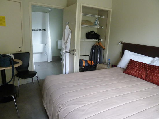 Mein Motelzimmer in Christchurch