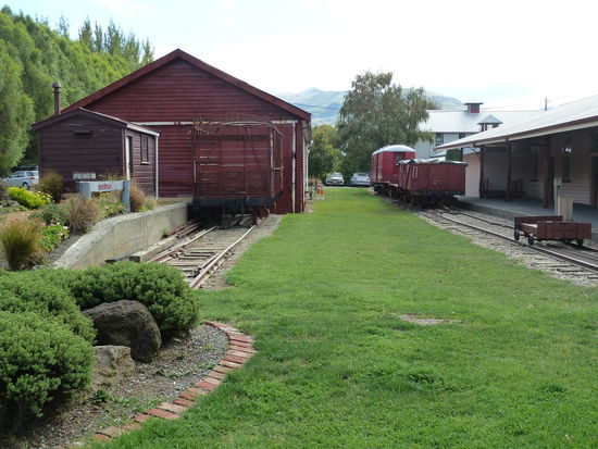 Die stillgelegte Bahnstation von Little River