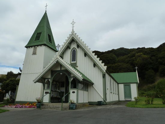 und natürlich eine Kirche, wobei es nicht die Einzige war