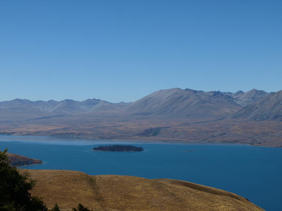 Blick auf Lake Tekapo