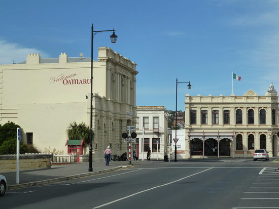 Die i-Site ist natürlich auch in einem Gebäude im victorianischen Stil untergebracht