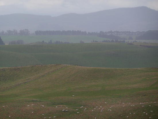 Dann ging es wieder zurück zur Hauptstraße und das Bild gibt einen kleinen Eindruck, wie schön trüb das Wetter war
