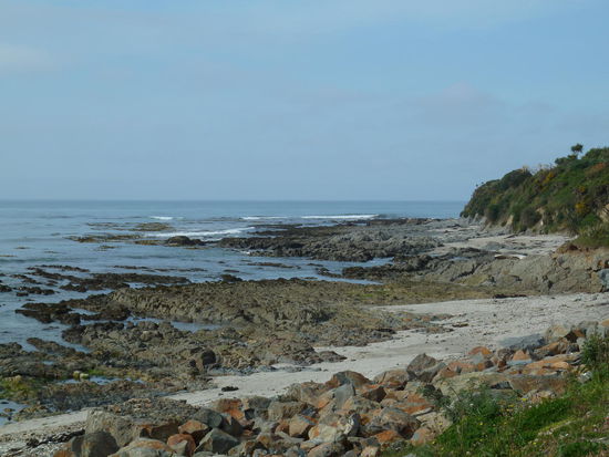 Der steinigere Abschnitt