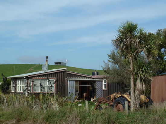 Das Domizil eines Neuseeländers am Kaka Point
