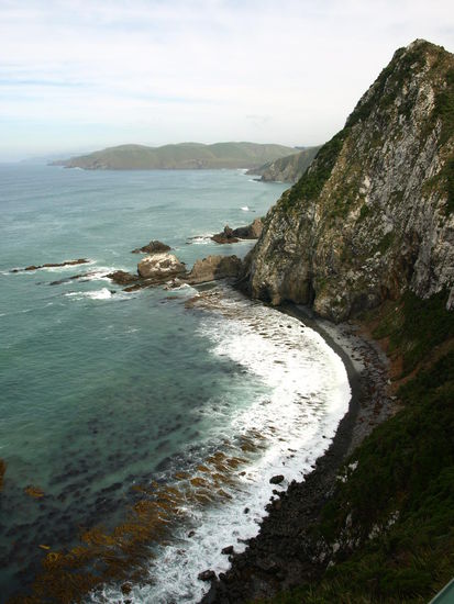 Die Küstenlinie der Catlins