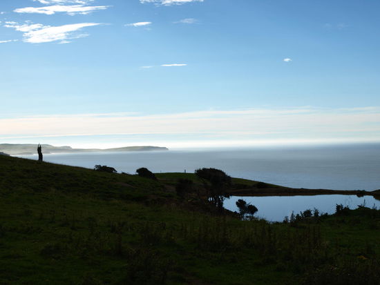 Und der Blick zurück zur Tahakopa Bay