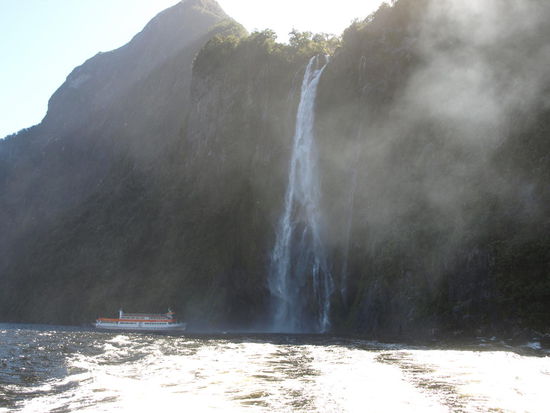aber das musste jeder mitmachen - die hier waren die nächsten für die Wasserfall-Dusche
