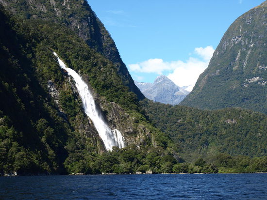 Kurz vor dem Terminal war dieser "Kleine" Wasserfall