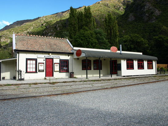 Der Bahnhof für den Kingston Flyer