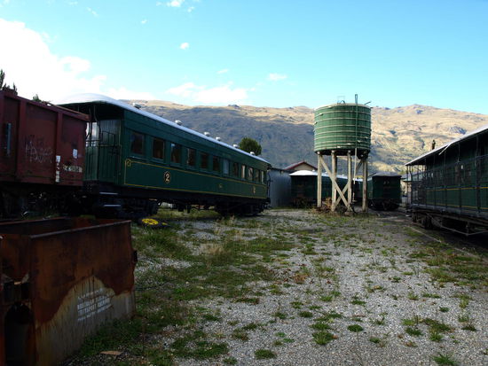 Die abgestellten Wagons
