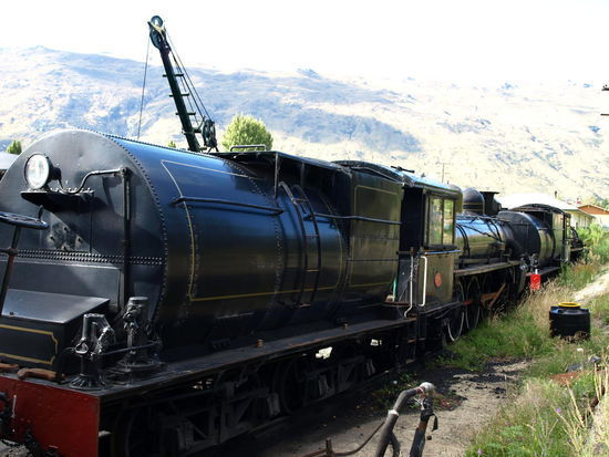 Und die abgestellte Zugmaschine