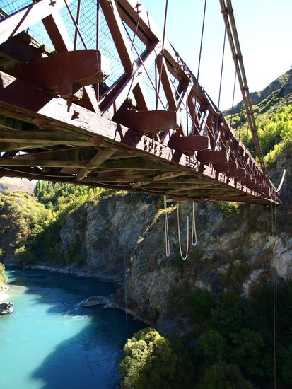 Die Brücke,mit der es mit dem kommerziellen Bungee Springen begann
