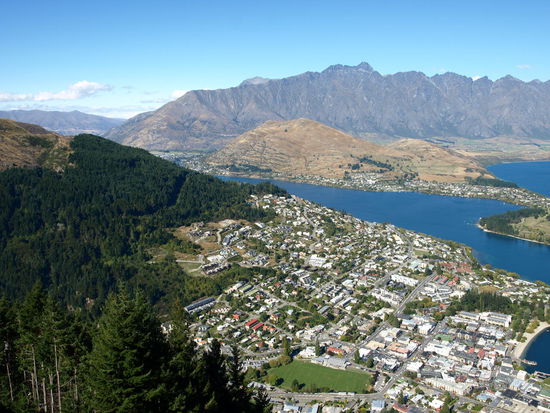 Queenstown von Oben