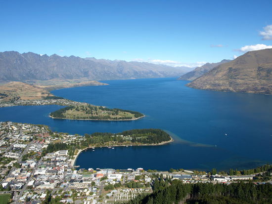 Queenstown mit Lake Wakatipu